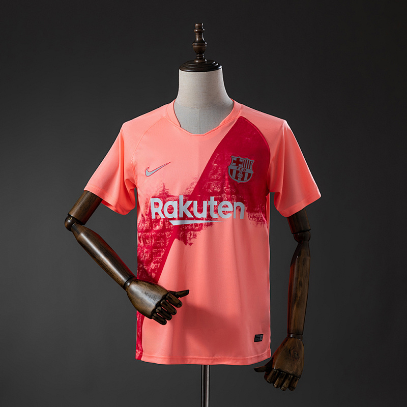 Camiseta retro de visitante del Barcelona 18-19 (tallas S-XXL)